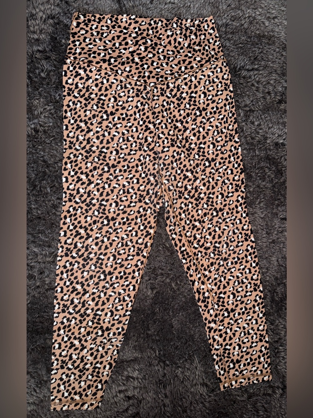 Leopard Print Crossover Leggings